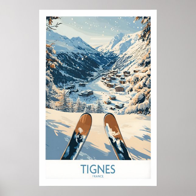 Tignes Impressão França 1 (Frente)