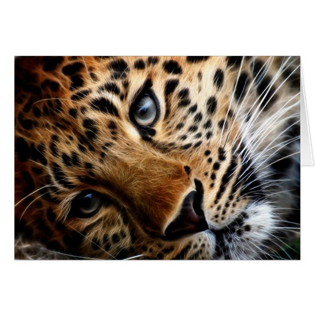 Tigre 3 - Cartão de Saudação (Frente Horizontal)