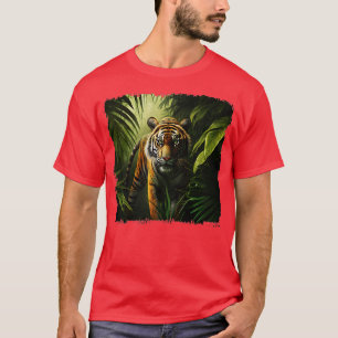 Tigre Camisa Selva Safari Animais Selvagens Tigre 