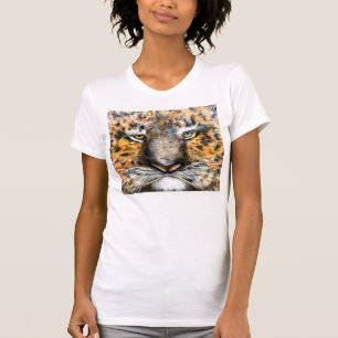 Tigre com um t-shirt da atitude