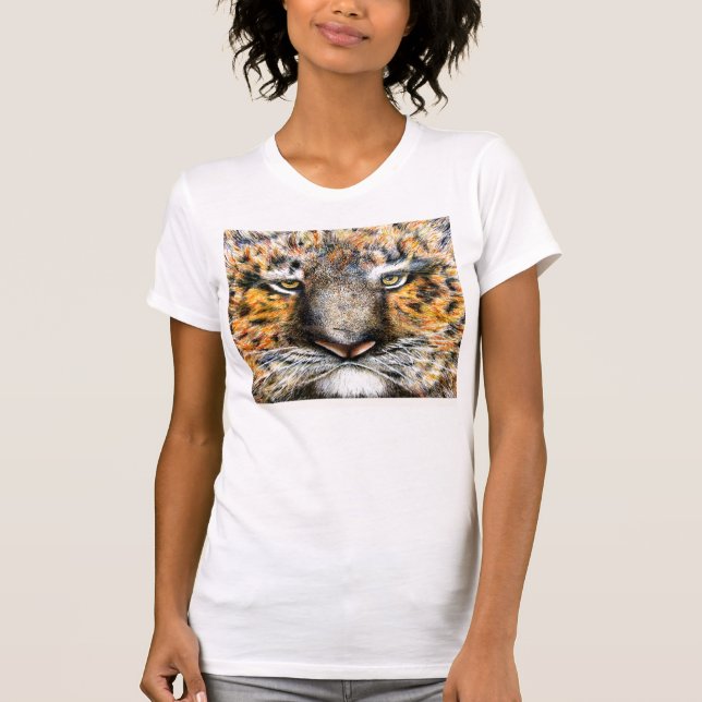 Tigre com um t-shirt da atitude (Frente)