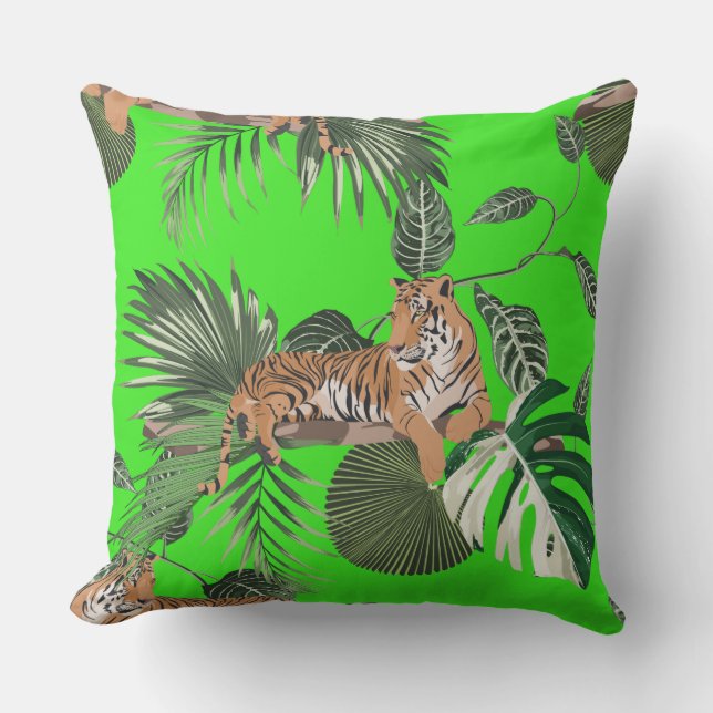 Tigre da Selva Almofada Exterior (Frente)