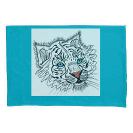 Tigre de bebê de olhos azuis