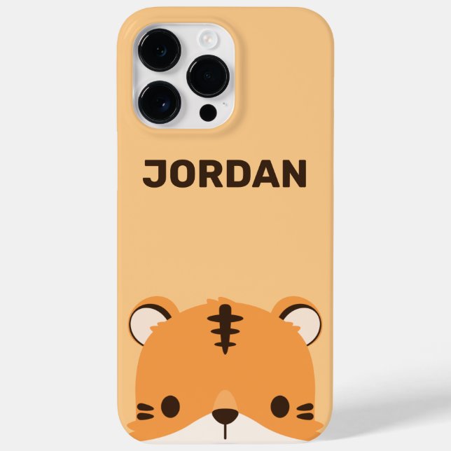 Tigre de Cuta com Nome Personalizado (Verso)