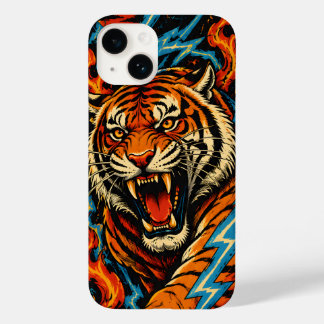 Tigre de Fogo e Relâmpago | Arte Ousada de Vida Se