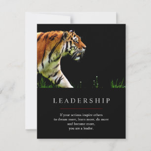 Tigre de Liderança Motivacional Exclusiva de Tendê