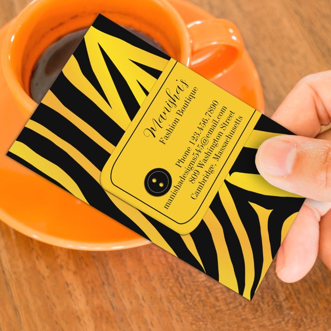 Tigre de Moda Cartão de visita (Criador carregado)