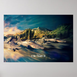 Tigre   de Northrop F-5E do poster II