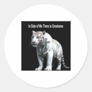 Tigre - Dentro de Mim Há Grandeza Adesivo