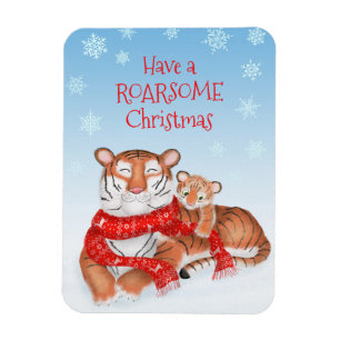 Tigre e cubo, íman "Roarsome Christmas"