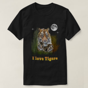 Tigre e filhotes T-Shirt