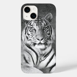 Tigre em preto e branco