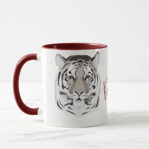 Tigre, face do tigre, símbolo da caneca 2022