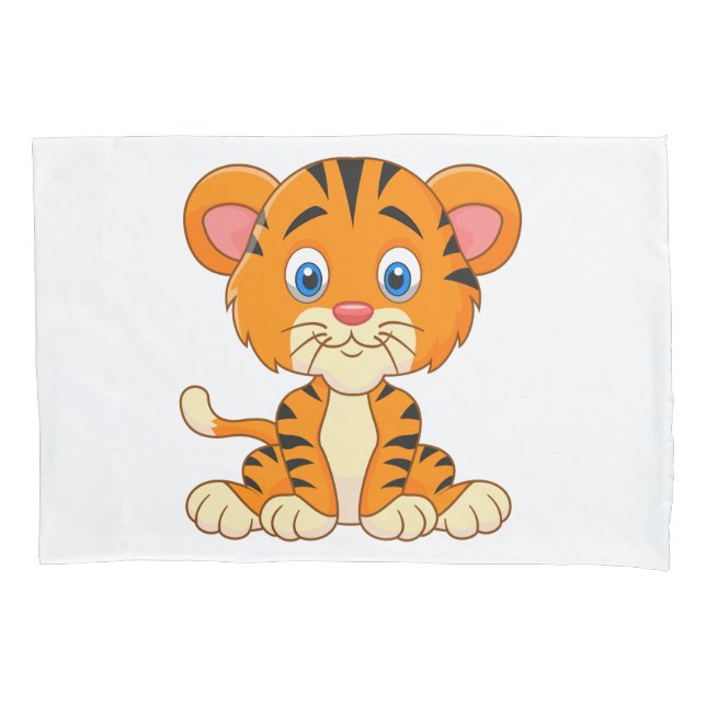 Tigre fofo de desenho animado de animais (Frente)