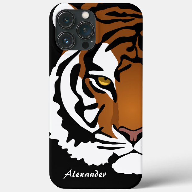 Tigre, Gato Selvagem em Preto (Verso)