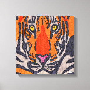 Tigre - Impressão em Tela