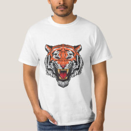 Tigre irritado Clássico T-Shirt