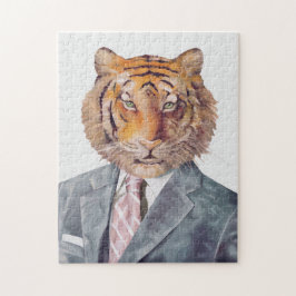 Tigre no quebra-cabeça de Armani