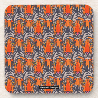 Tigre (padrão) - Porta-copos de plástico