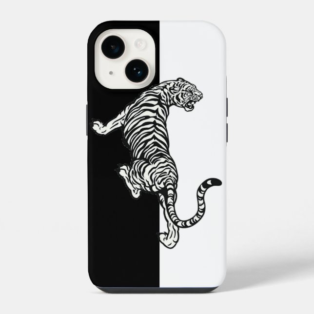 Tigre Preto Branco  (Verso)