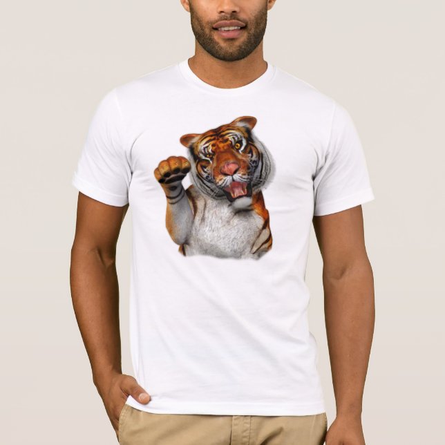 Tigre, T-Shirt dos Homens de Tigre (Frente)