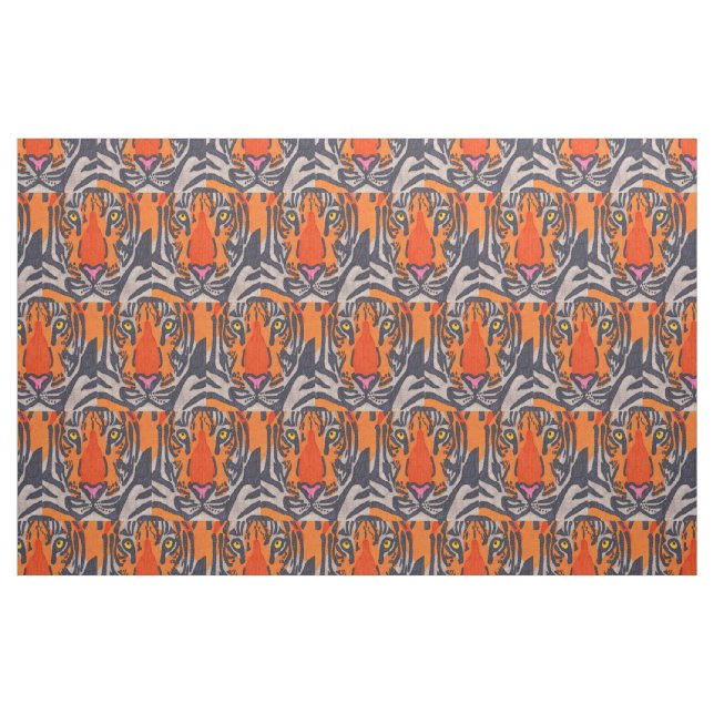 Tigre - Tecido de Algodão Penteado (Fat Quarter)