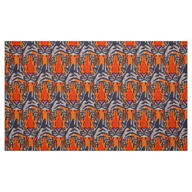 Tigre - Tecido de Trama de Poliéster (Fat Quarter)