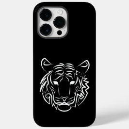 Tigre Tribal Negro e Branco