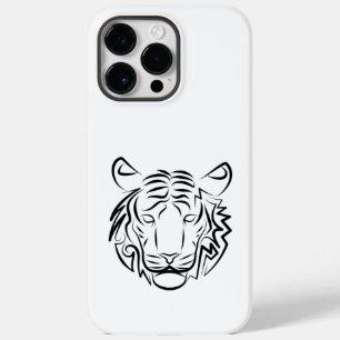 Tigre Tribal Preto e Branco