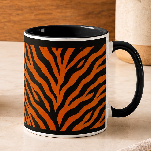 "TIGRE VERMELHO" CANECA DE CAFÉ 325 ML (Criador carregado)