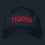 Tigres Boné ajustável<br><div class="desc">Apoie sua equipe favorita com este boné. O texto é personalizável,  para que você possa substituir o nome de sua equipe favorita em vez de "Tigres". Escolha entre uma variedade de cores de pontos.</div>
