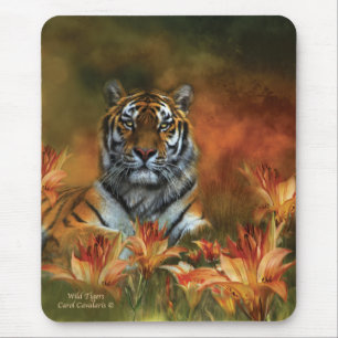 Tigres selvagens Mousepad