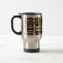 Tiki legal Totems canecas com nome personalizado