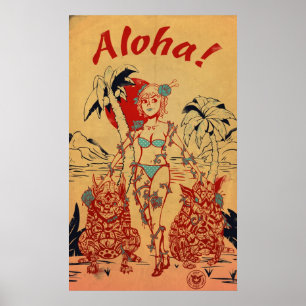 Tiki persegue o poster