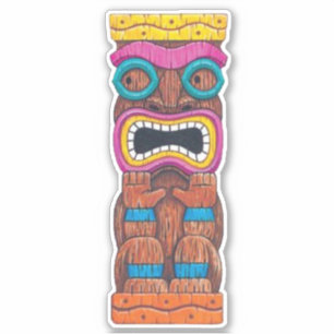 Tiki Totem 1 Adesivo