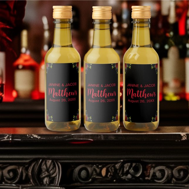 Til Death Nos Parte De Preto Gótico E Rosas vermel (Criador carregado)