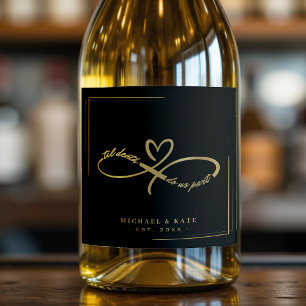 Til Death Nos Parte Do Símbolo Infinito Preto E Do