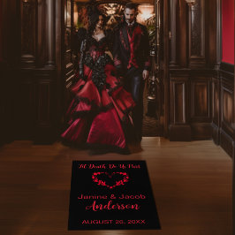 Til Death Nos Preto Gótico/Decal RedFloor