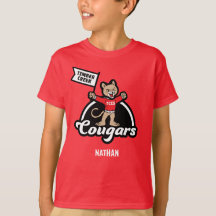 Timber Creek Elementar Cougar Mascot T-Shirt