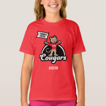 Timber Creek Elementar Cougar Mascot T-Shirt