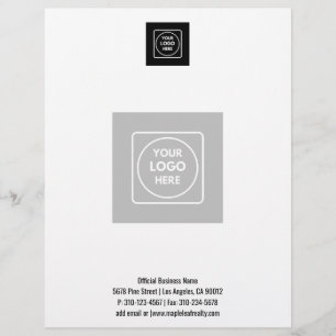 Timbrado Logotipo Centralizado com Marca d'Água Papel Timbr