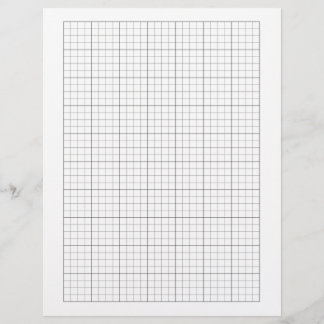 Timbrado Papel Gráfico De 1/4 Polegadas (4 Quadrados Por Po