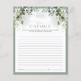 Time Capule Dusty Blue Eucalyptus Jogo do Chá