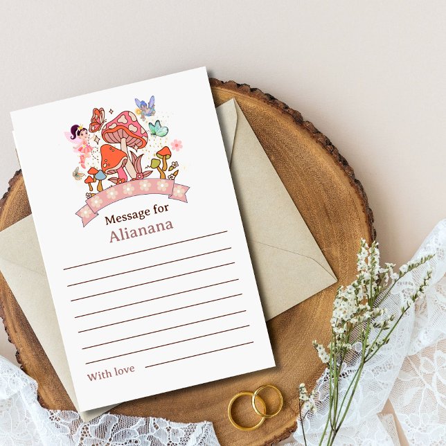 Time Capule Fairy First Birthday Message (TimeCapsule message)