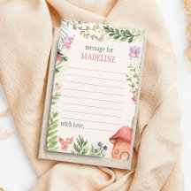 Time Capule Fairy First Birthday Message