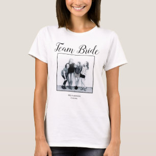Time da Noiva Personalizado   T-Shirt com Foto