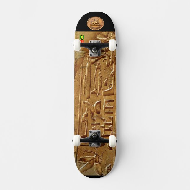 TIME TRAVEL EGITO Skateboard (Frente)
