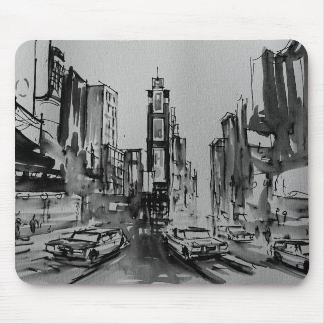 Times Square New York Mousepad (Frente)