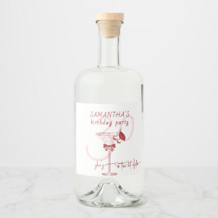 Tini Bit Arco Mais Antigo Cherry Martini Aniversár