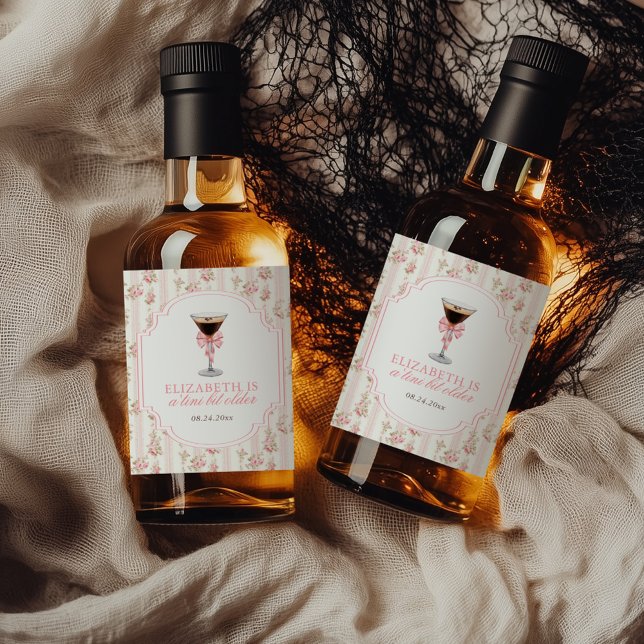 "Tini Bit Older Espresso Martini Coquette Birthday (Criador carregado)